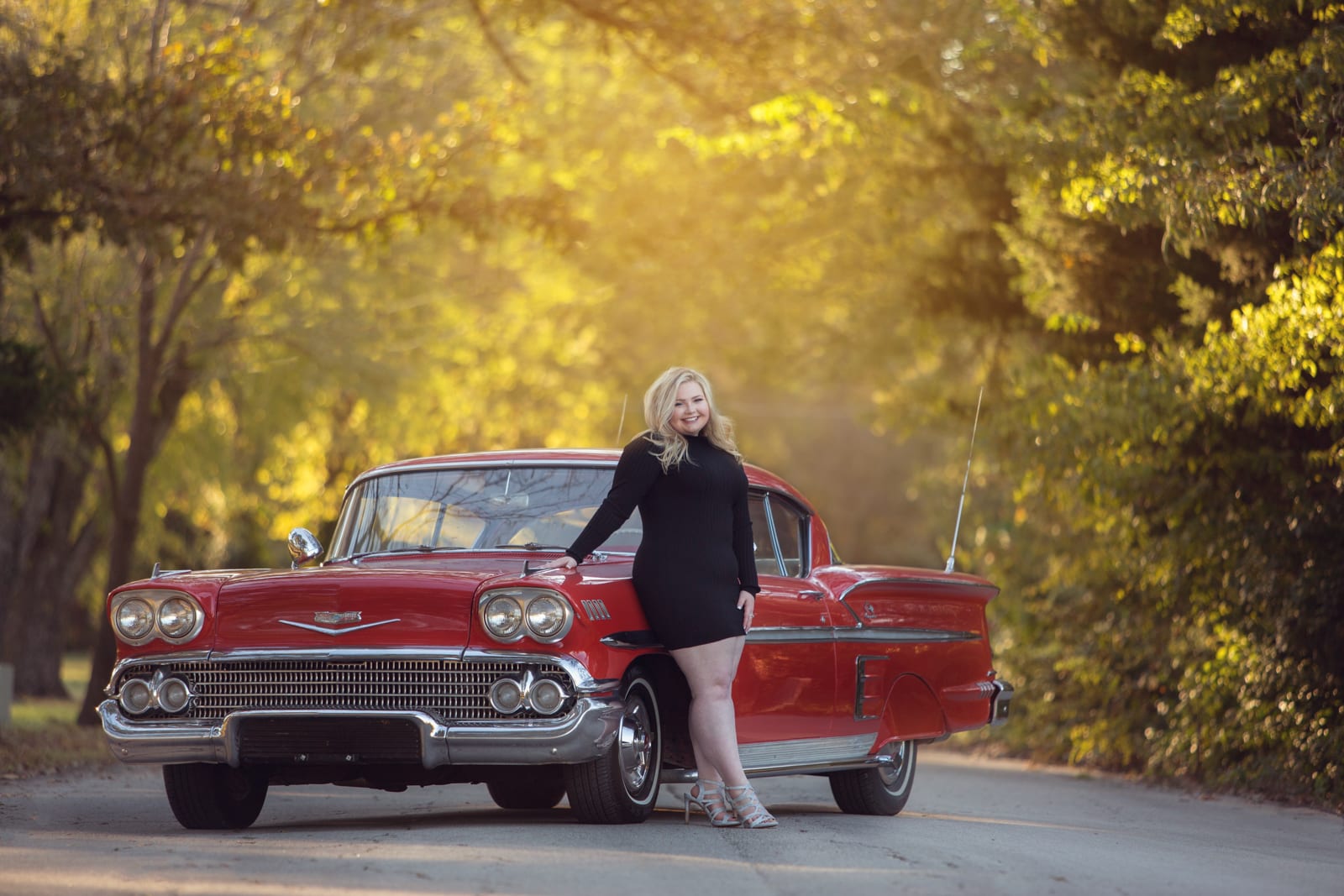 Classic Chevy Impala Senior Pictures